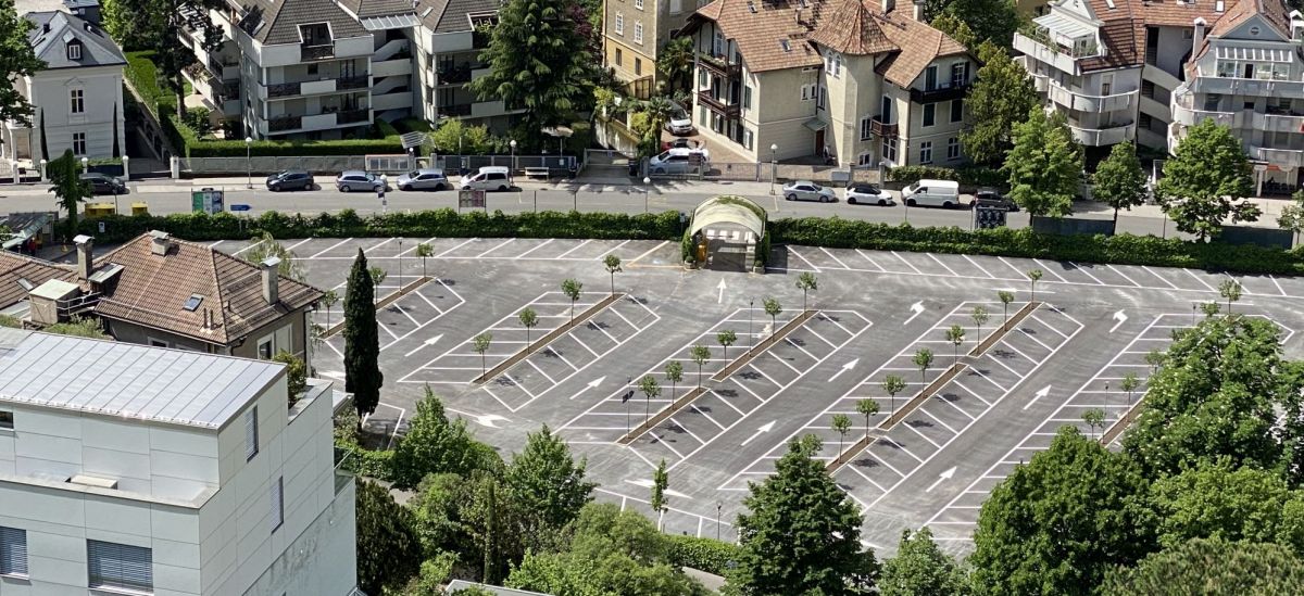 Karl-Wolf Parkplatz Meran Zentrum